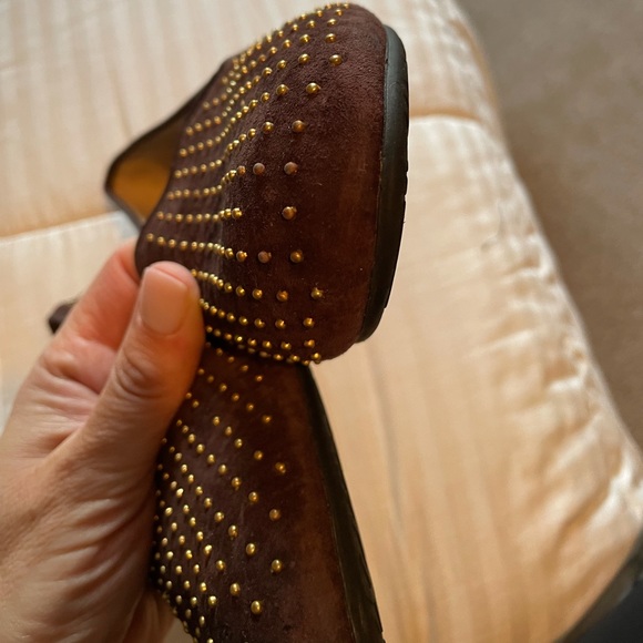 UGG Australia Women’s Alloway Brown Studded Flats - Size 11 - Picture 5 of 13